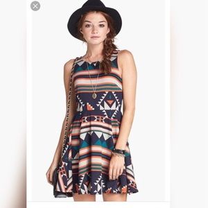 DEE ELLE geometric pattern dress